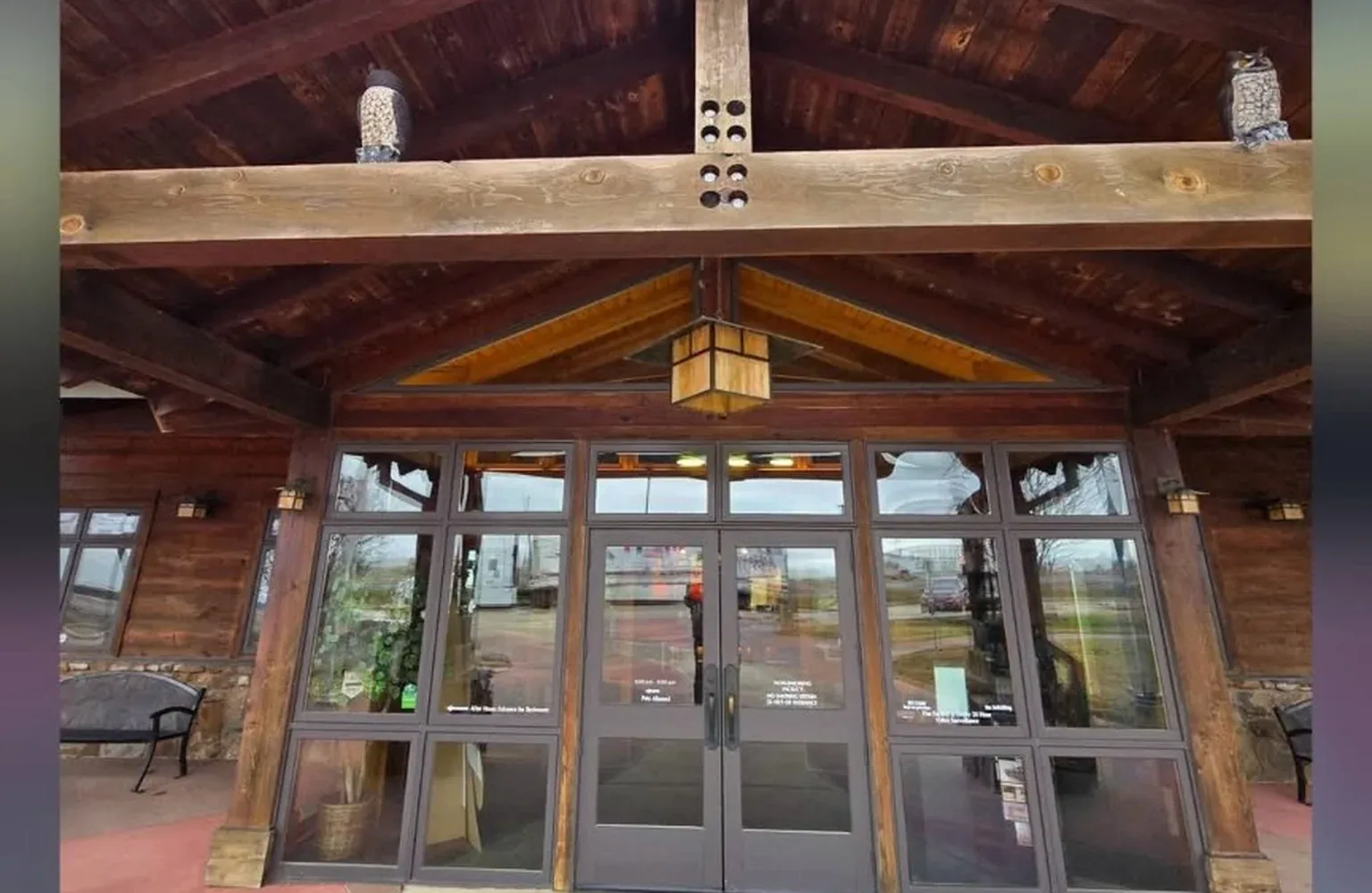 Timber Entry Restoration before remodeling