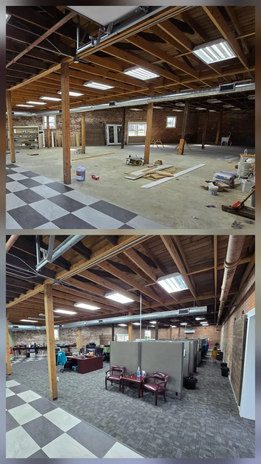 Office Build-Out before remodeling