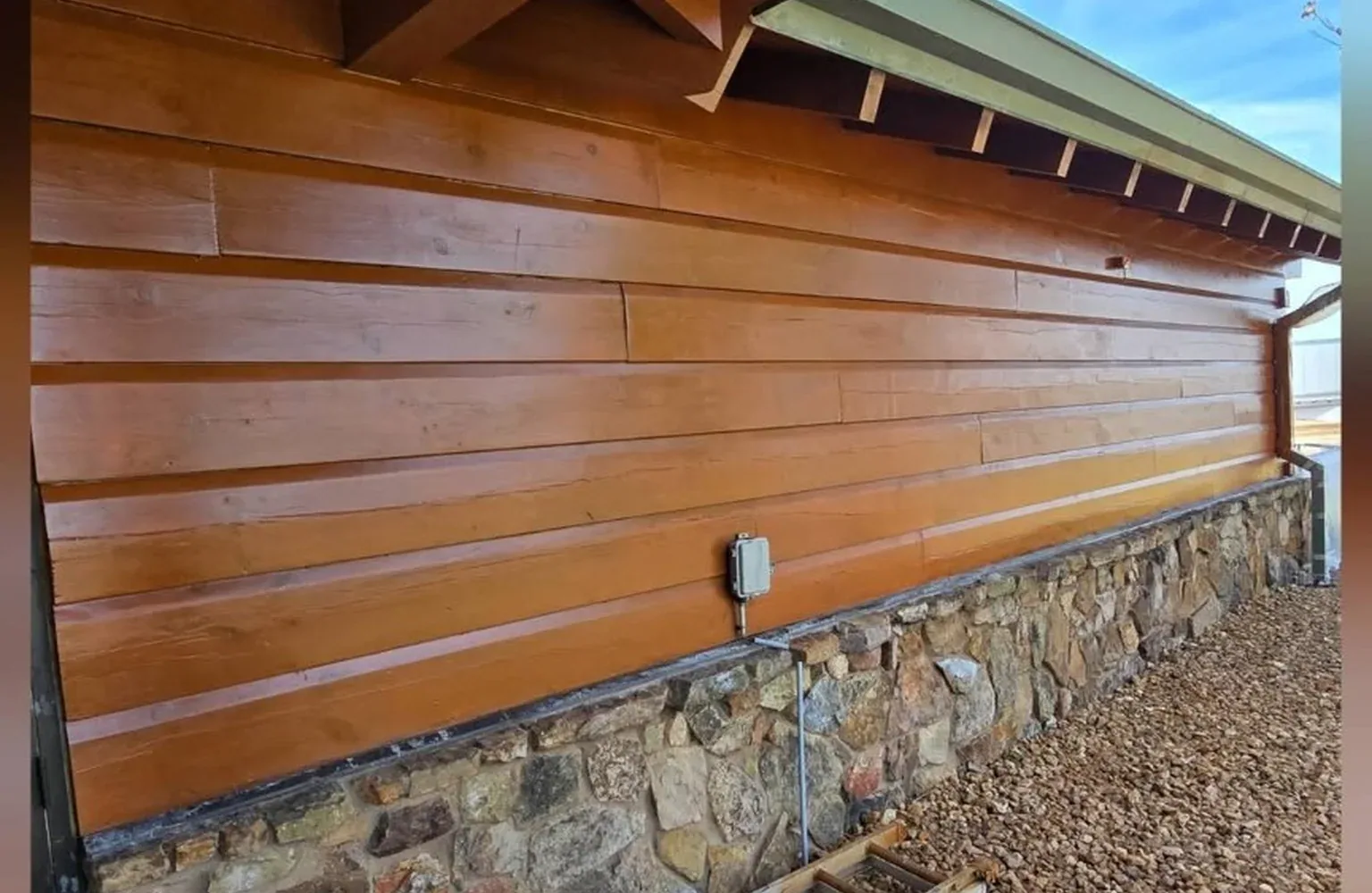 Exterior Siding Restoration after remodeling