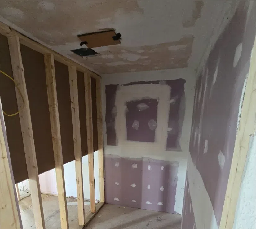 Front Bedroom — Full-Home Restoration before remodeling
