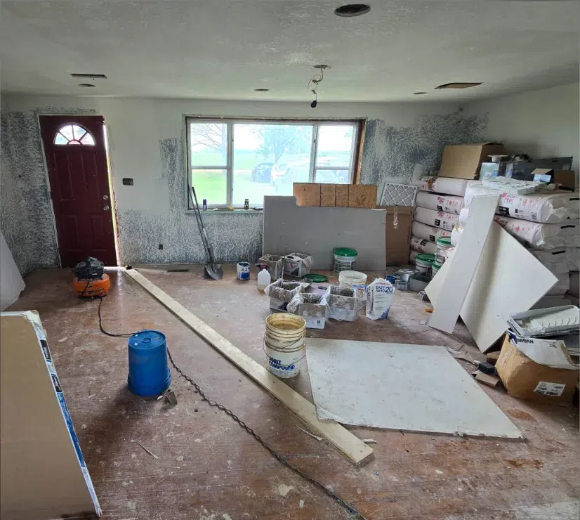 Kitchen Area — Full-Home Restoration before remodeling
