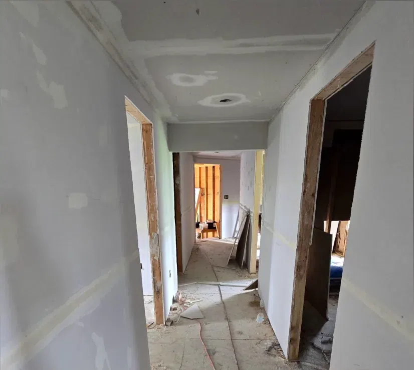Entry Hall — Full-Home Restoration before remodeling
