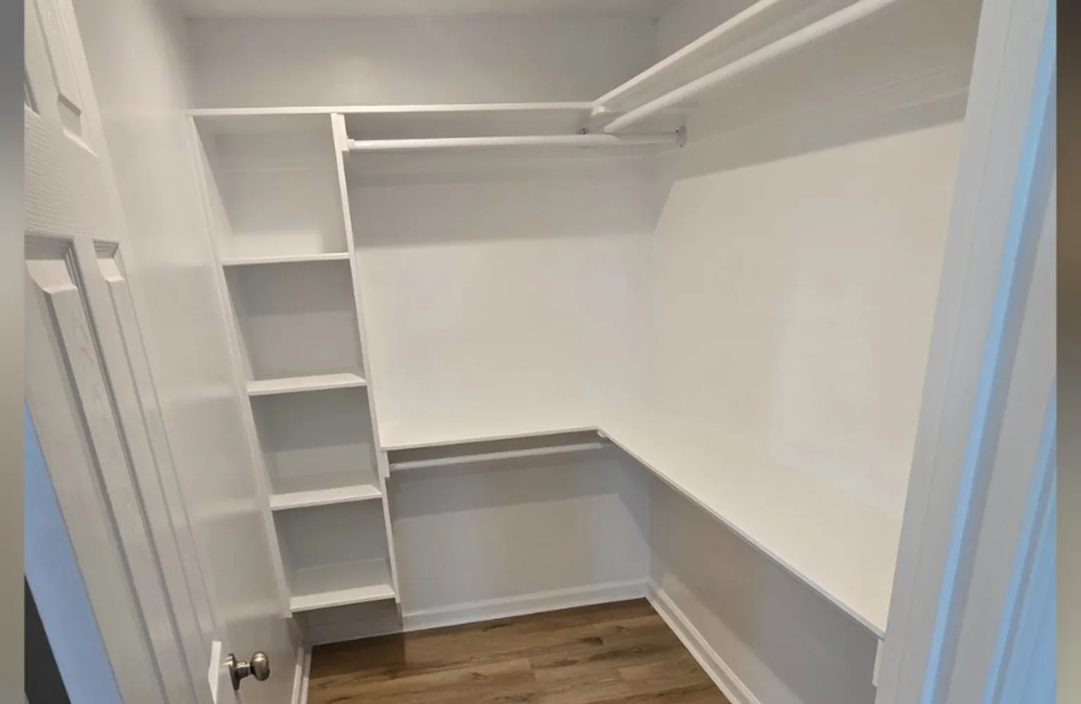 Closet Build-Out after remodeling